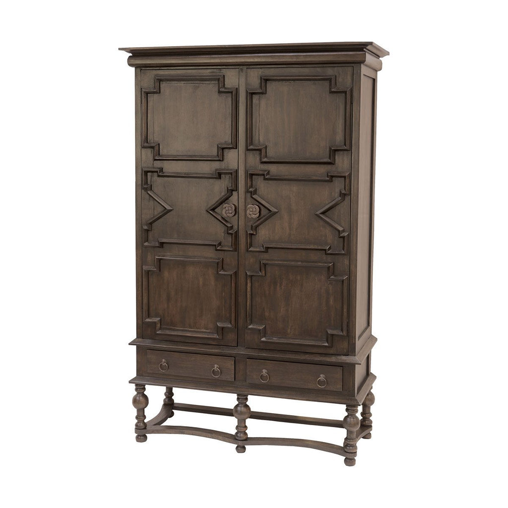 Sterling Industries Tobin Cabinet In Heritage Grey Stain