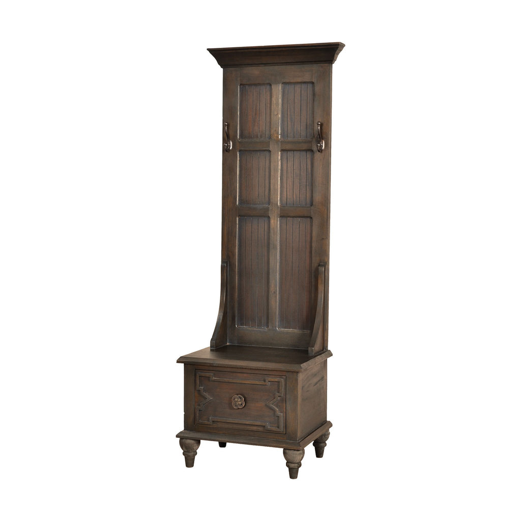 Sterling Industries Tobin Hall Tree In Heritage Grey Stain