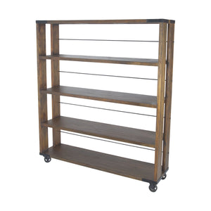 Sterling Industries Penn Shelving Unit In Farmhouse Stain