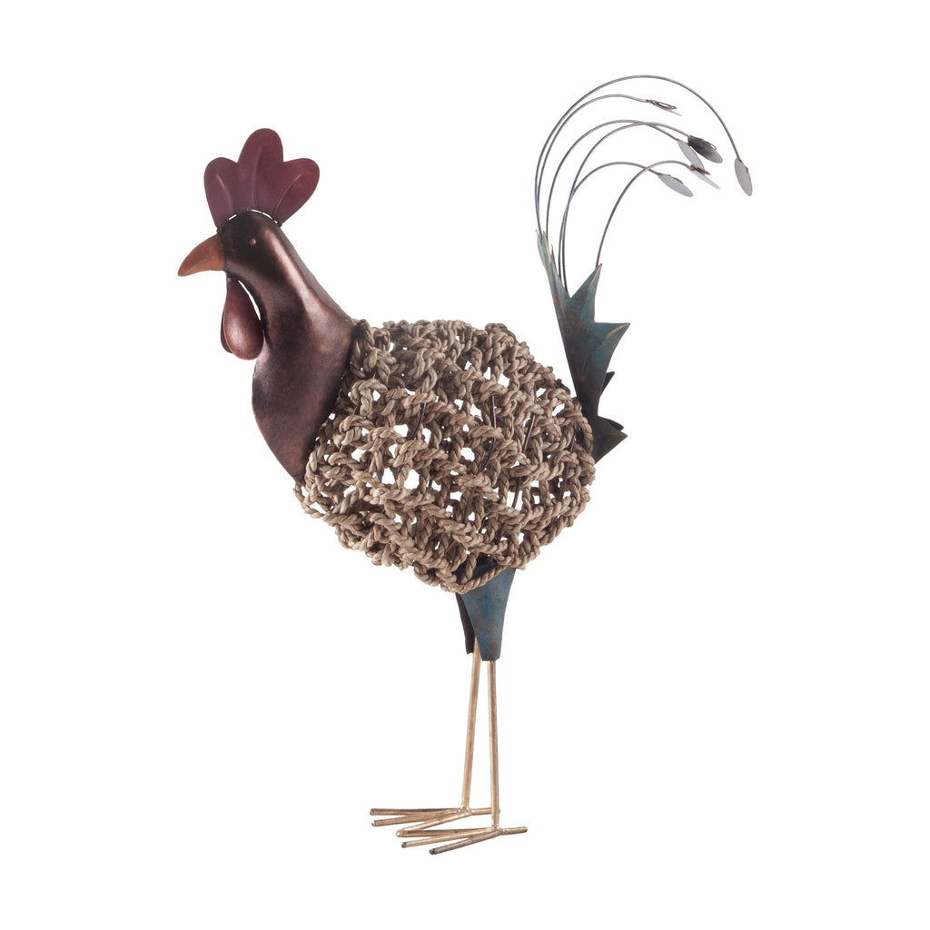 Sterling Industries Metal and Woven Rooster