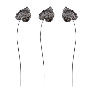 Sterling Industries Sculptural Bronze Leaf Stem