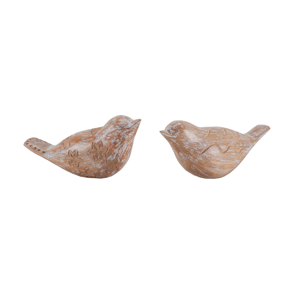 Sterling Industries Carved Albasia Wood Birds
