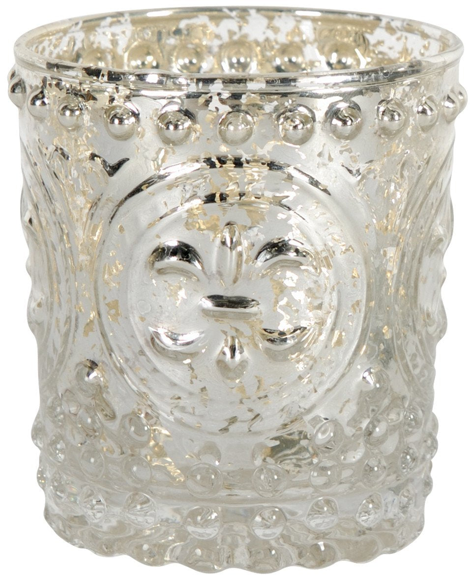 A&B Home Sterling Glory Mercury Glass  Votive Holder - Set Of 6