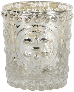 A&B Home Sterling Glory Mercury Glass  Votive Holder - Set Of 6