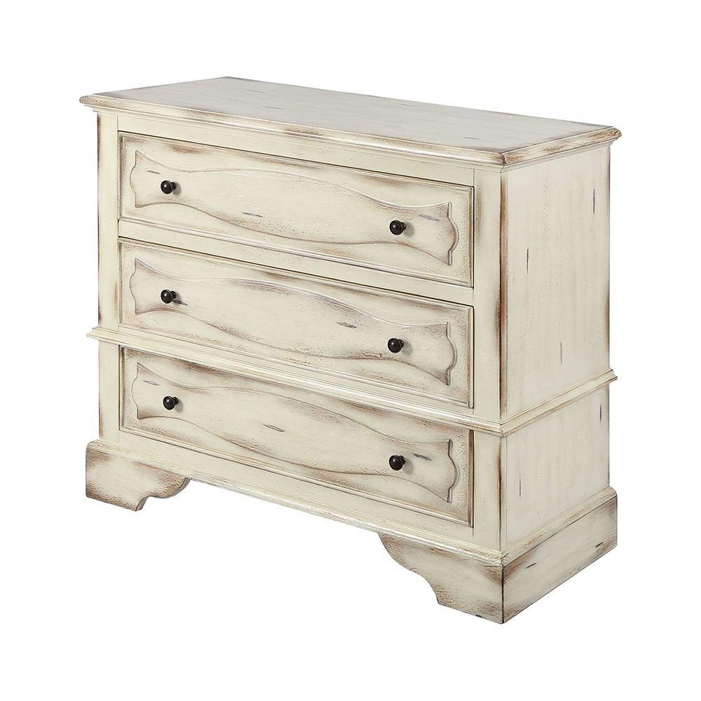 Stein World Marsden Antique White Classic Chest On Cheat Chest