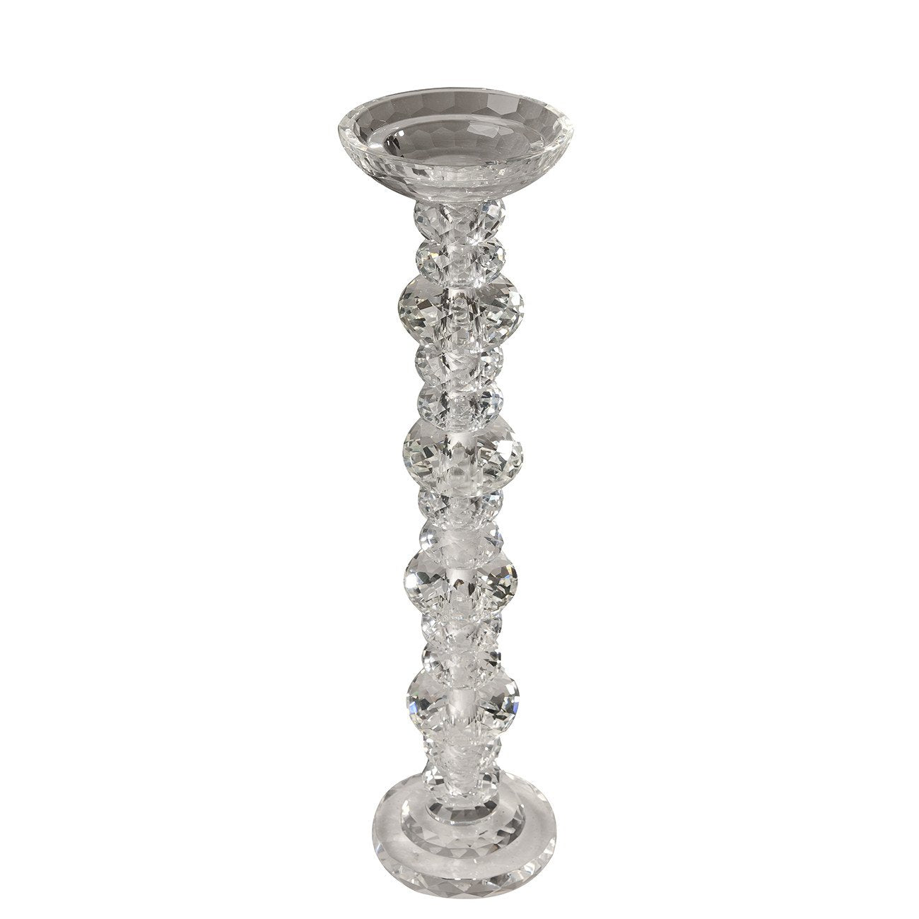 A&B Home Crystal Single Candle Holder - Set Of 2