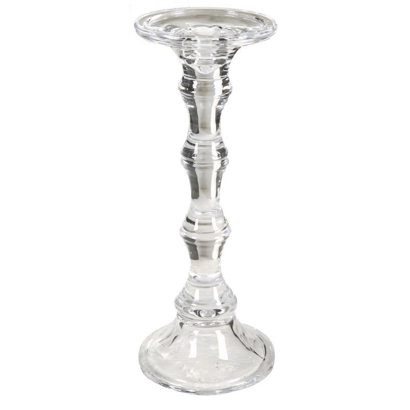 A&B Home Audrey Glass Candlestick - Set Of 2