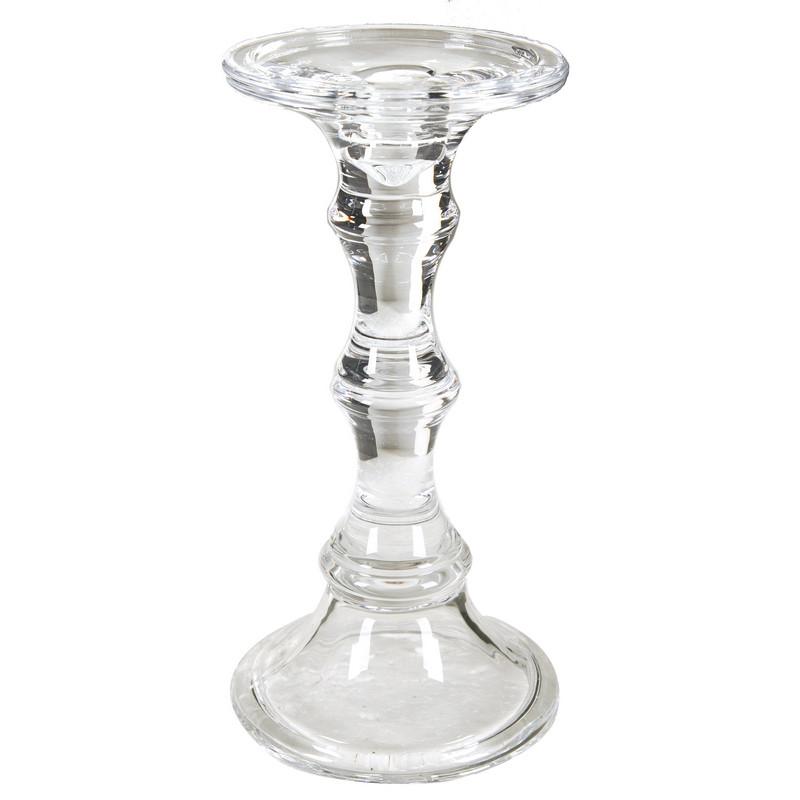 A&B Home Audrey Glass Candlestick - Set Of 2