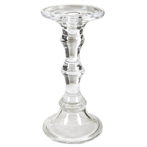 A&B Home Audrey Glass Candlestick - Set Of 2