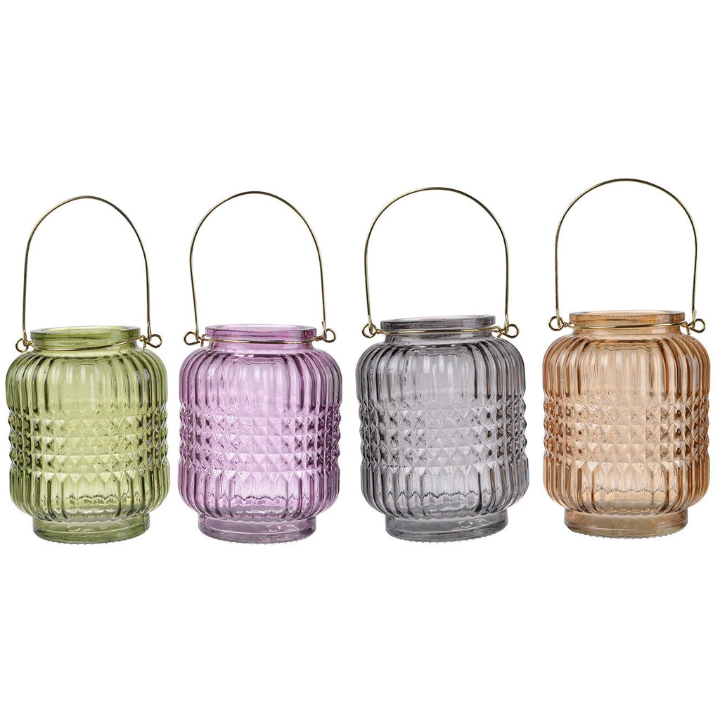 A&B Home Alma Round Candle Holders With Handles - Set Of 2