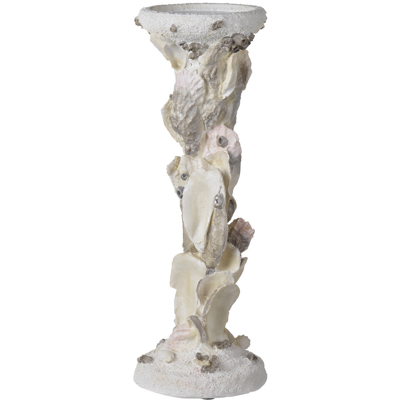 A&B Home Maness Oyster Candle Holder - Set Of 2
