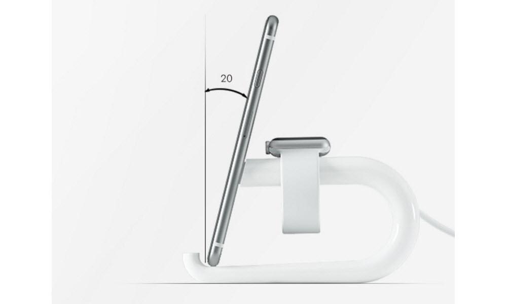 Arctic Apple Watch & iPhone Cradle