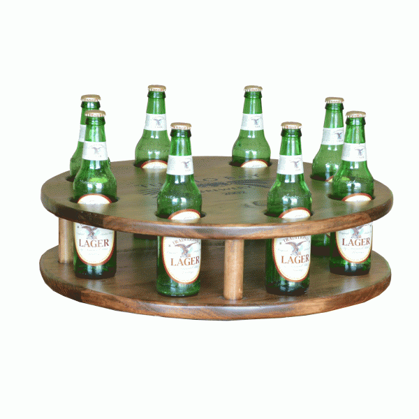 2-Day Designs 8 Beer Lazy Susan Personalized