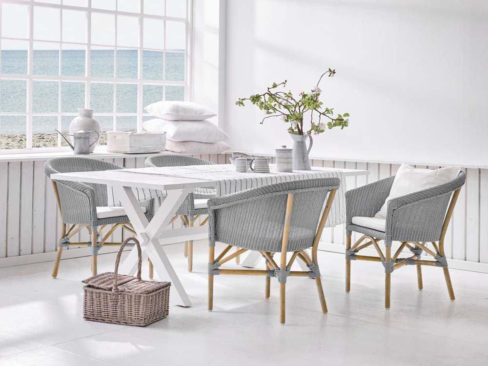 Sika Design Abbey Chair Loom - Light Grey