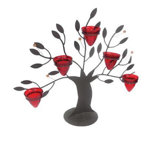 A&B Home Leaves Votive Holder - Set Of 2