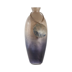 Sterling Industries Vase Cuzco 18-Inch Glass Vase In Fire Clay