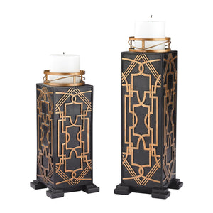 Sterling Industries Set of 2 Gatsby Candleholders