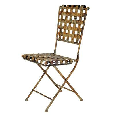 A&B Home 36" Antique Folding Chair - Set Of 2