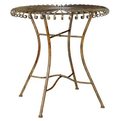 A&B Home 30" Metal Table - Set Of 2