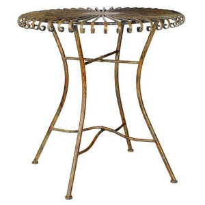 A&B Home 30" Metal Table - Set Of 2