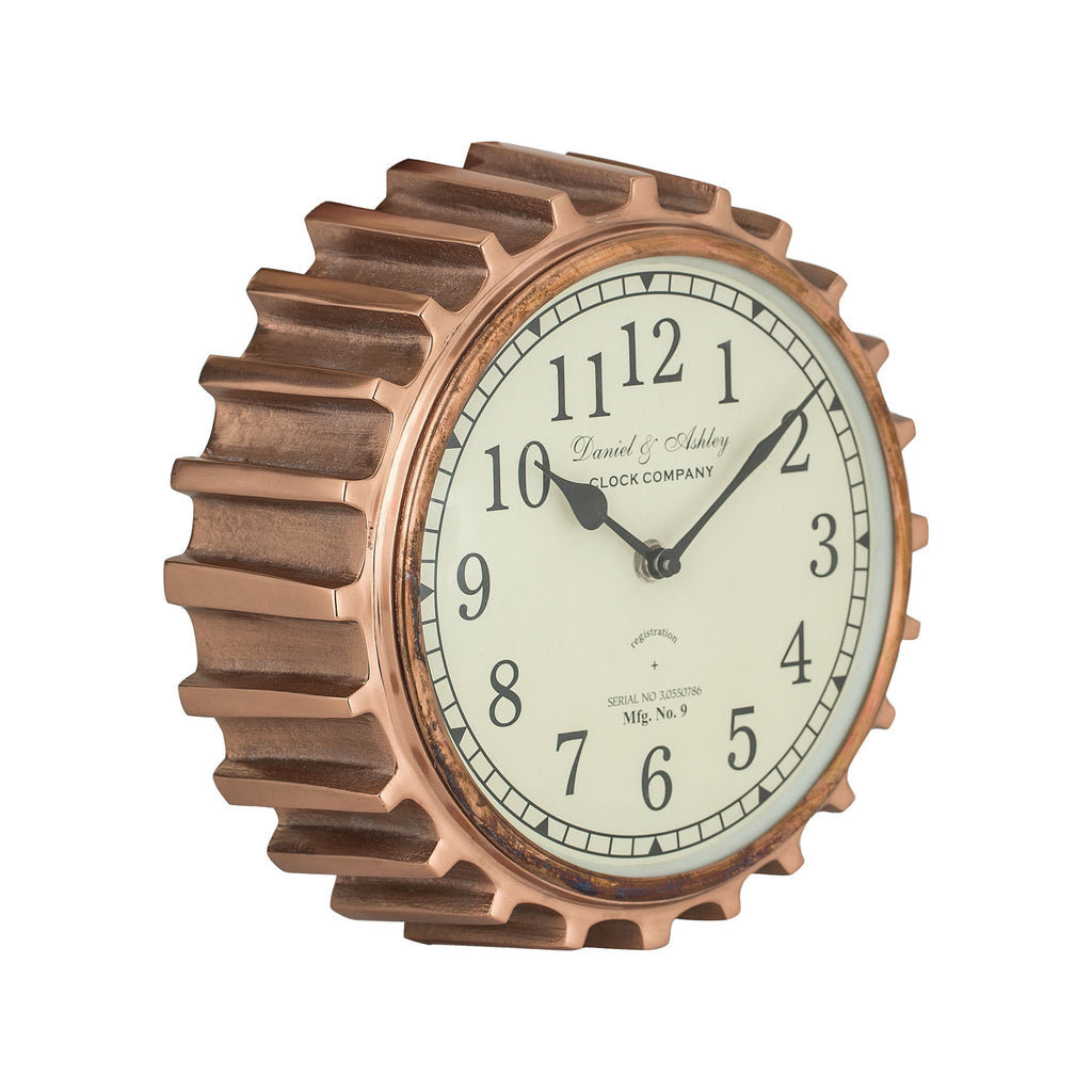 Sterling Industries Aged Copper Clock