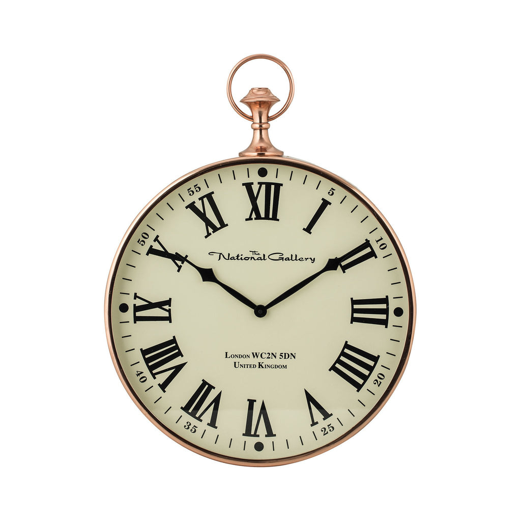 Sterling Industries Polished Copper Wall Clock