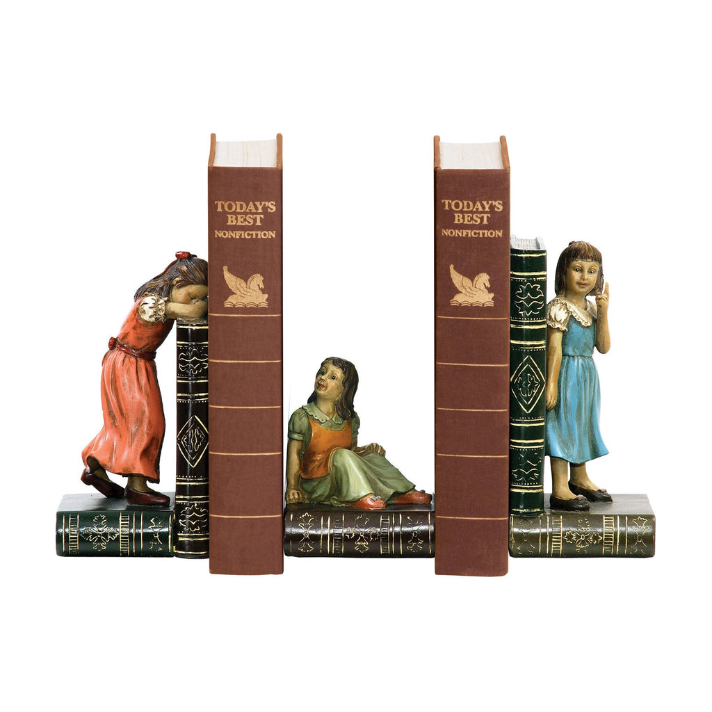 Sterling Industries Pair of Child Games Bookends 