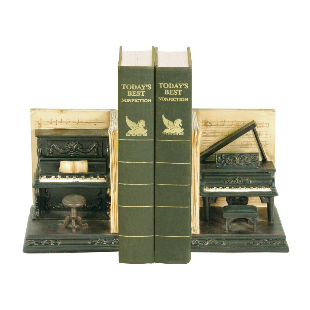 Sterling Industries Pair Dueling Piano Bookends