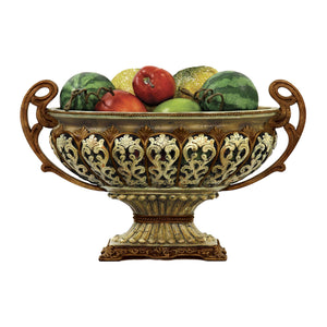 Sterling Industries Sheaffer Faux Alabaster Display Bowl