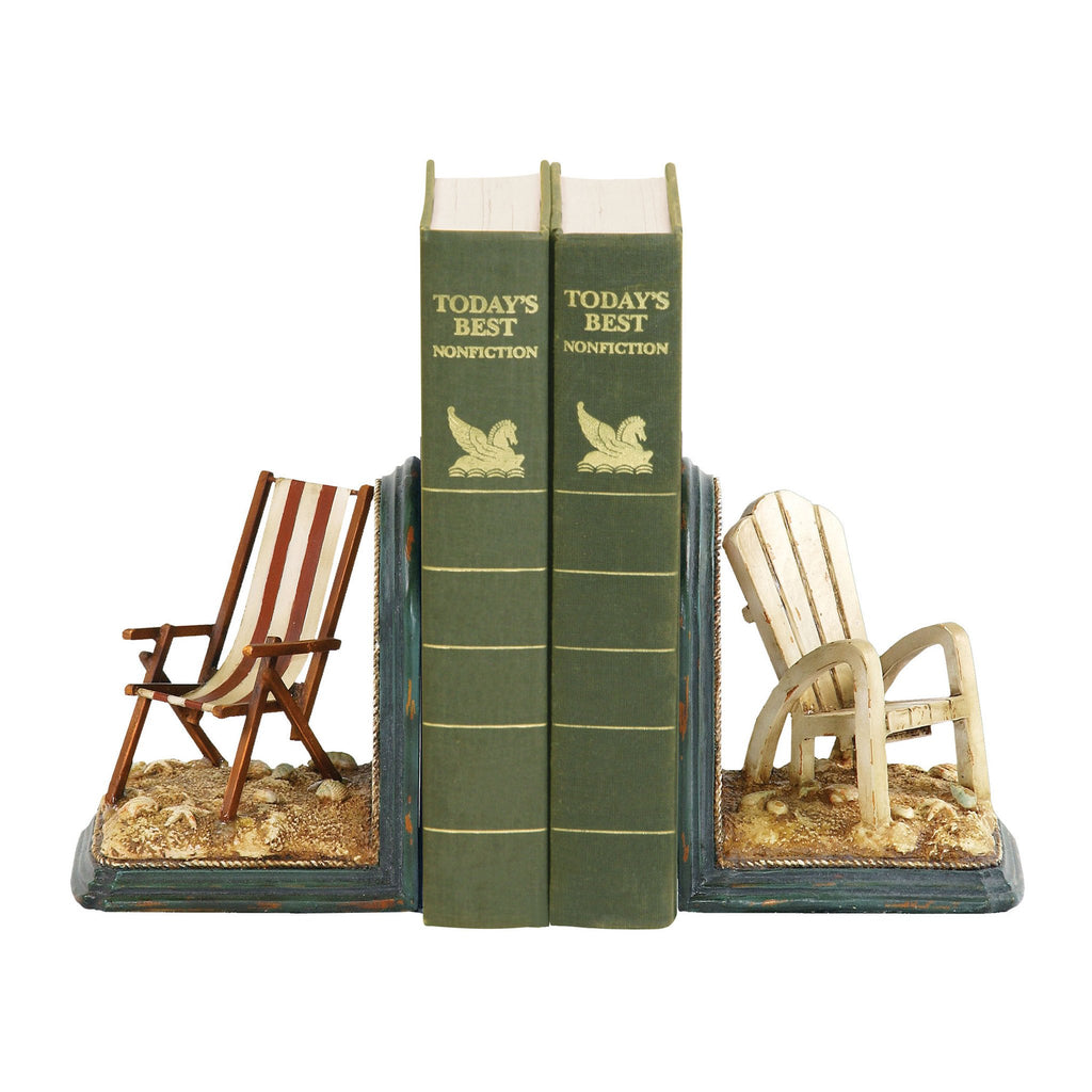 Sterling Industries Pair Of Beach Chair Bookends