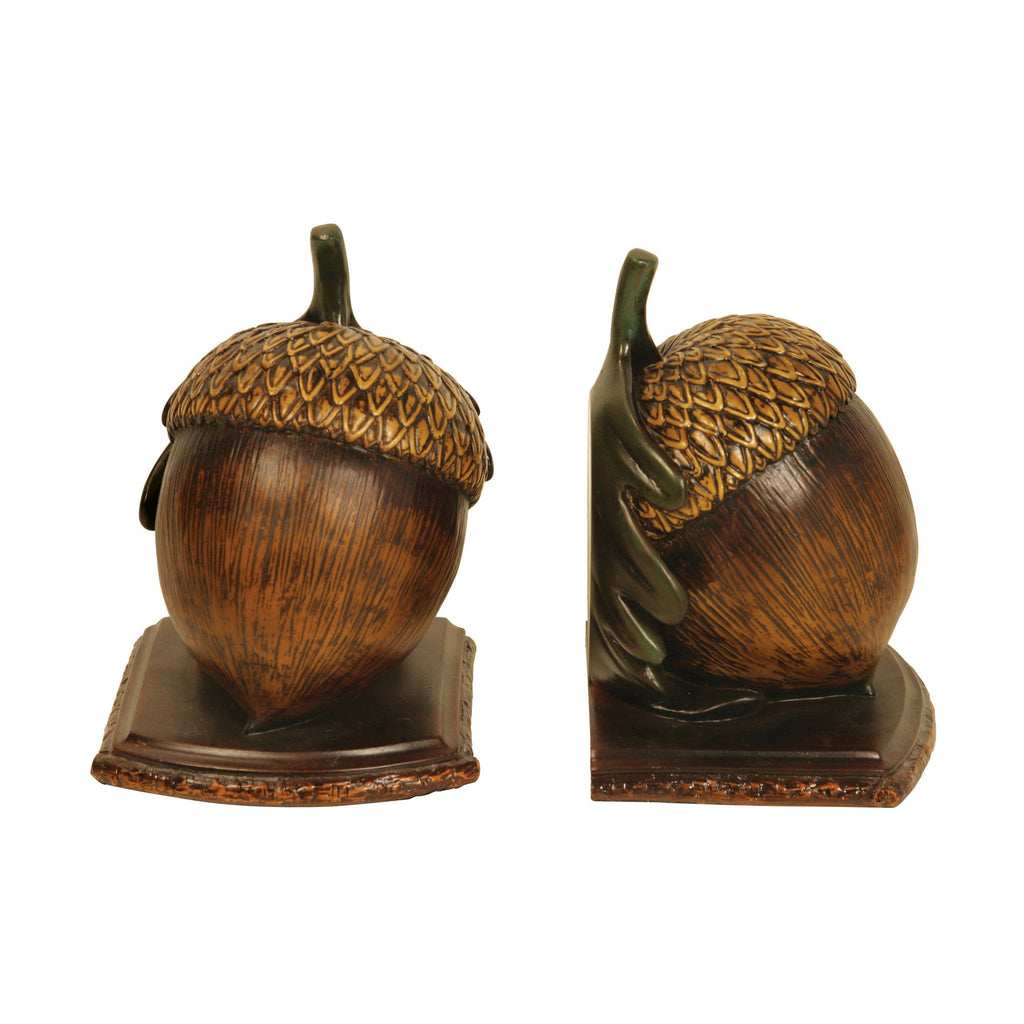 Sterling Industries Pair of Muir Woods Acorn Bookends 