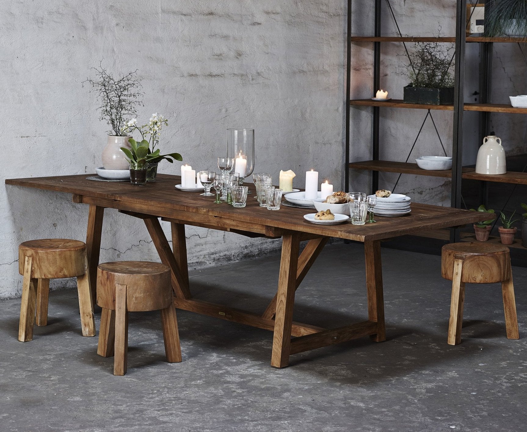 Sika Design Roger Stool - Natural Suar Wood