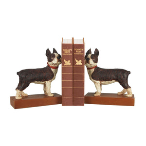 Sterling Industries Pair Boston Terrier Bookends