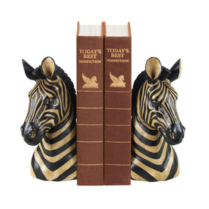 Sterling Industries Pair Of Zebra Bookends