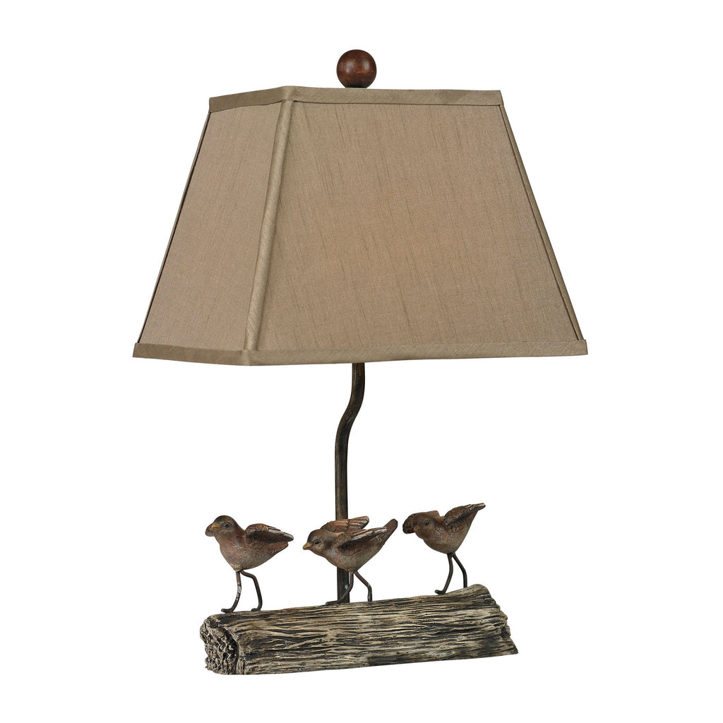 Sterling Industries Little Birds On A Log Lamp