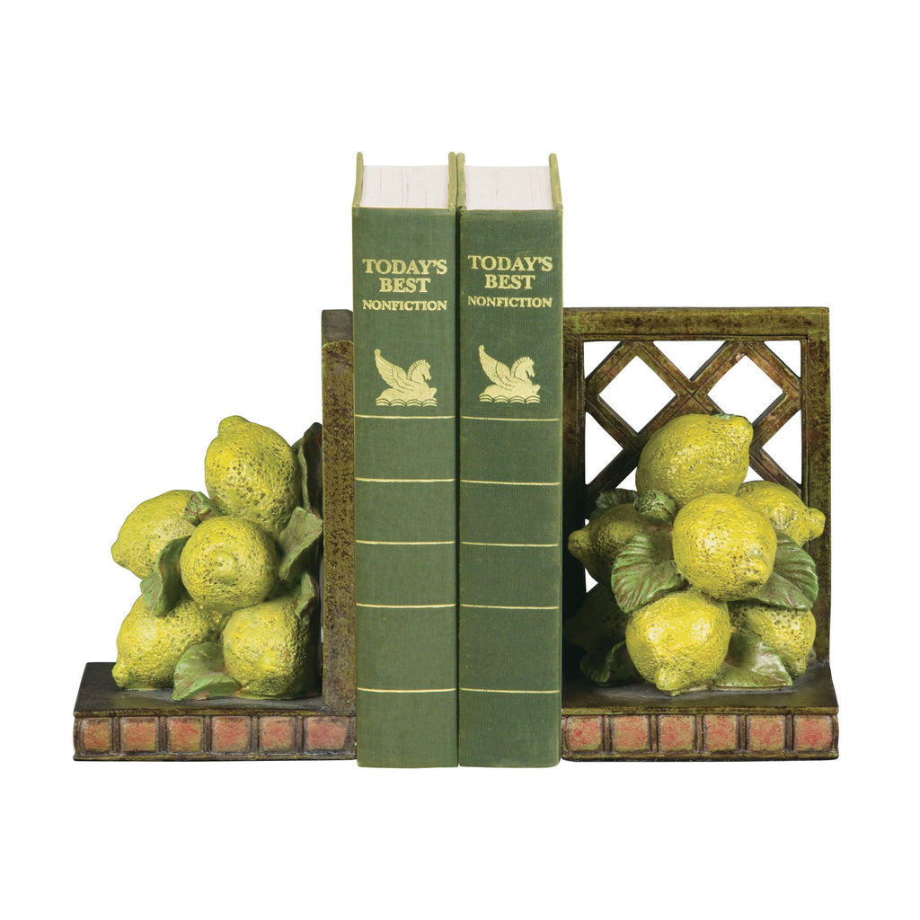 Sterling Industries Pair of Lemon Orchard Bookends