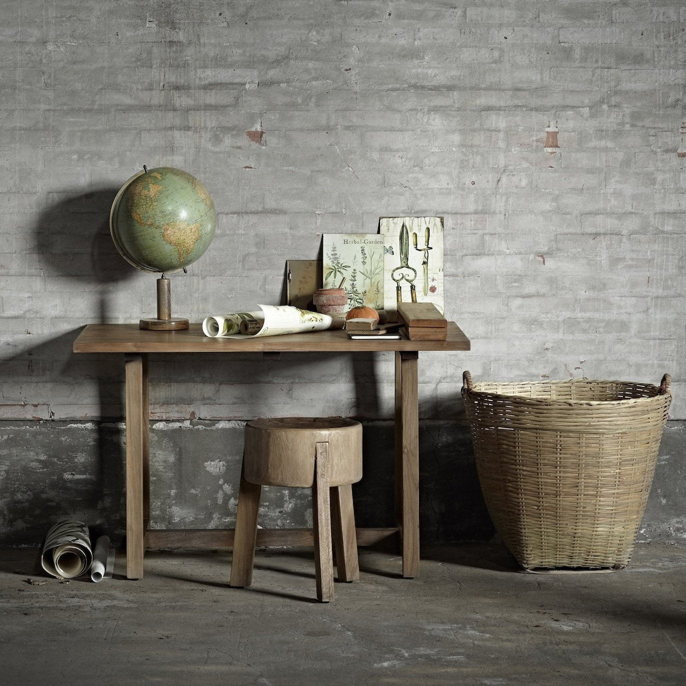 Sika Design Lucas Teak Desk - Natural