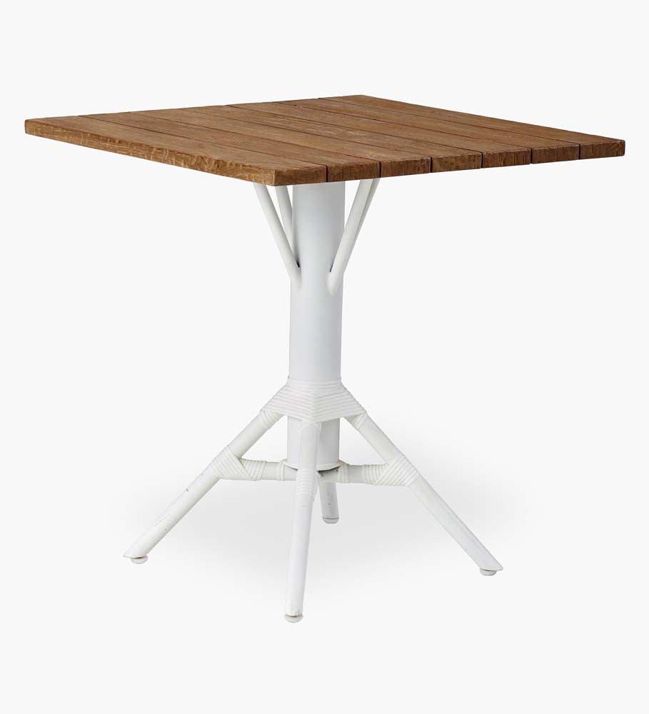 Sika Design Nicole Cafe Table With Square Teak Tabletop