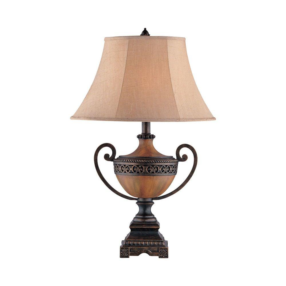 Stein World Burnished Wood Urn Table Lamp