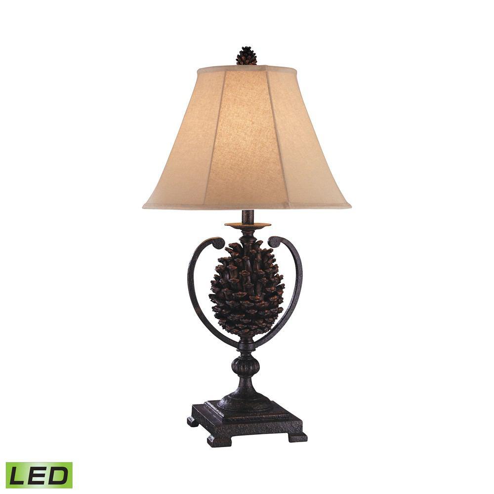 Stein World Big Sur Iron Pinecone Table Lamp