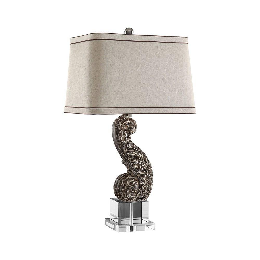 Stein World Resin & Crystal Architectural Lamp