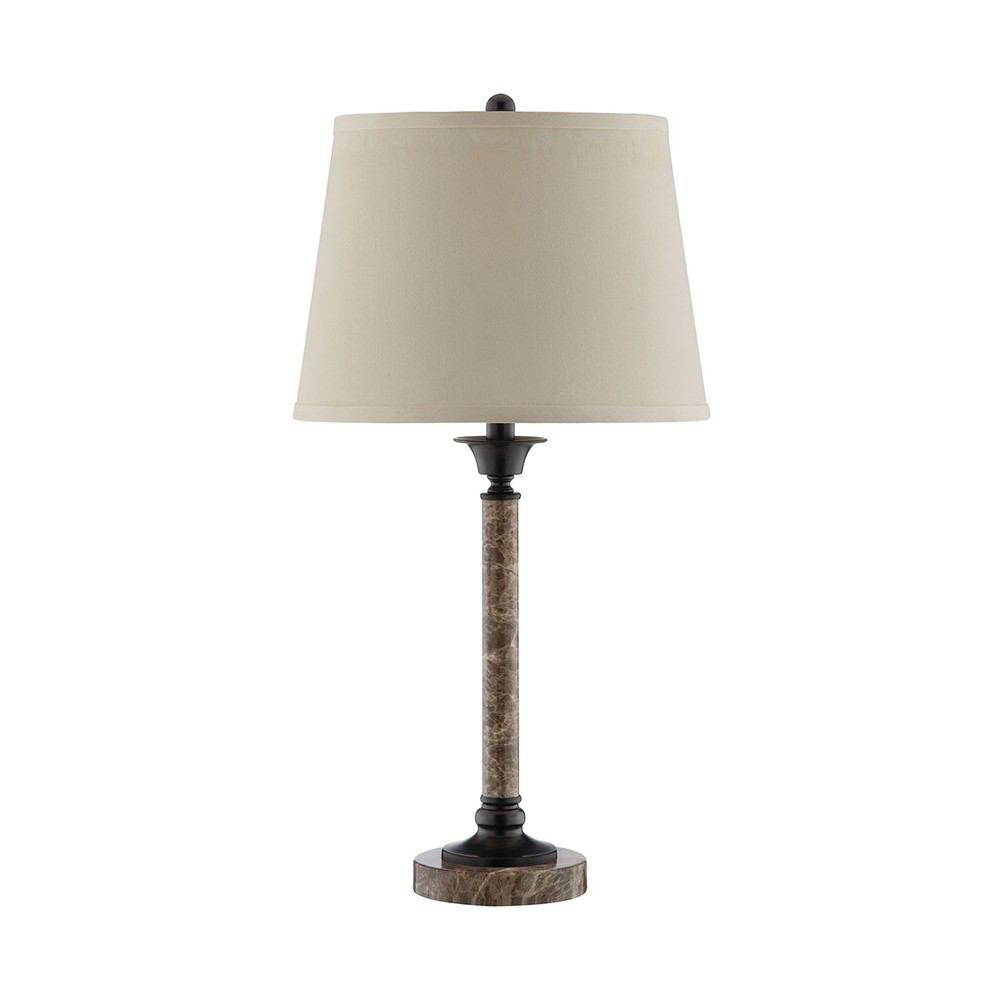 Stein World Metal & Marble Paper Table Lamp