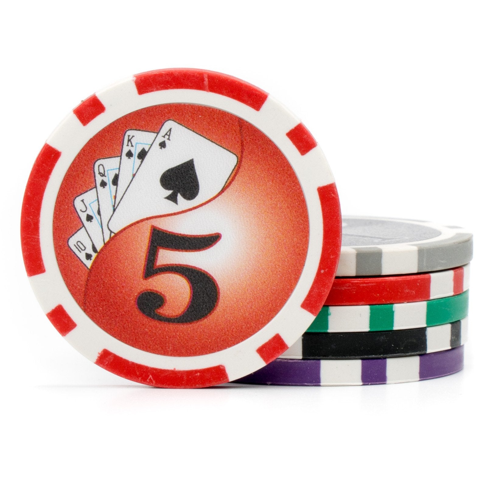13.5 Gram Yin Yang Poker Chips (25/Pkg) - Casino Supply - 1