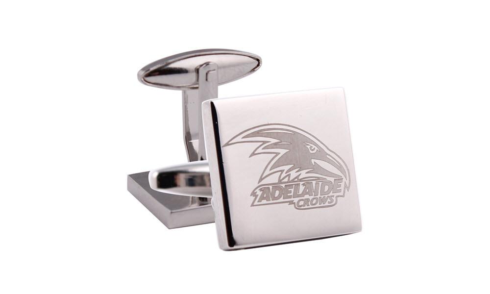 Adelaide Crows AFL Cufflinks Silver