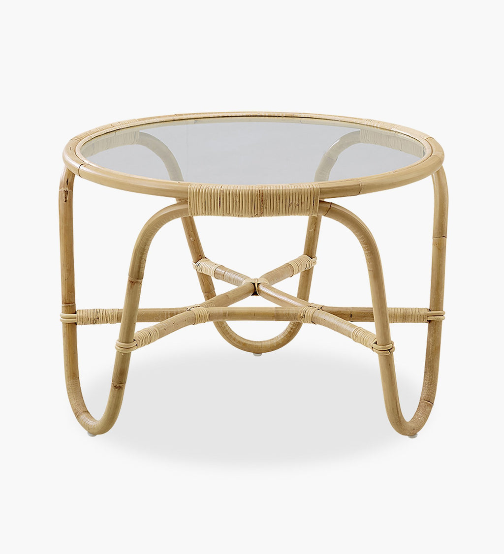 Sika Design Charlottenborg Table w/ Glass - Skin on Natural