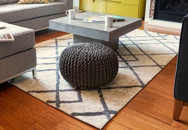 Anji Mountain Jute Pouf Round