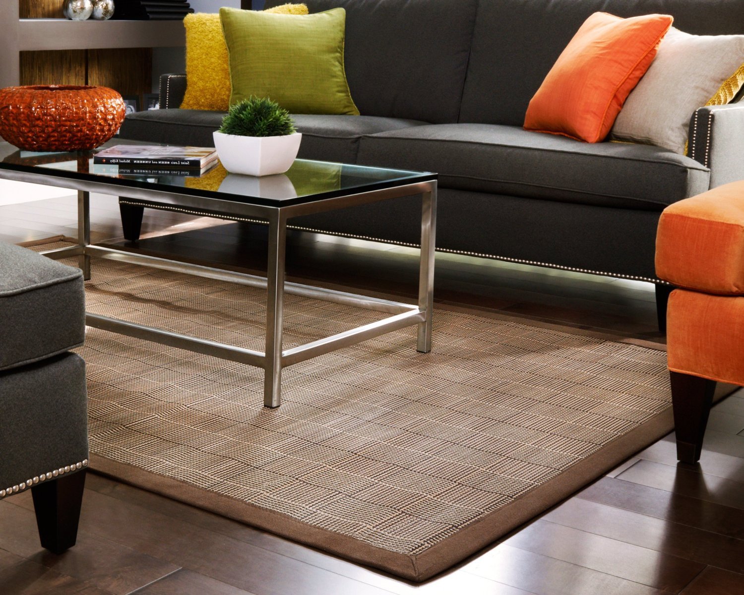 Anji Mountain Pizzelle Bamboo Rug