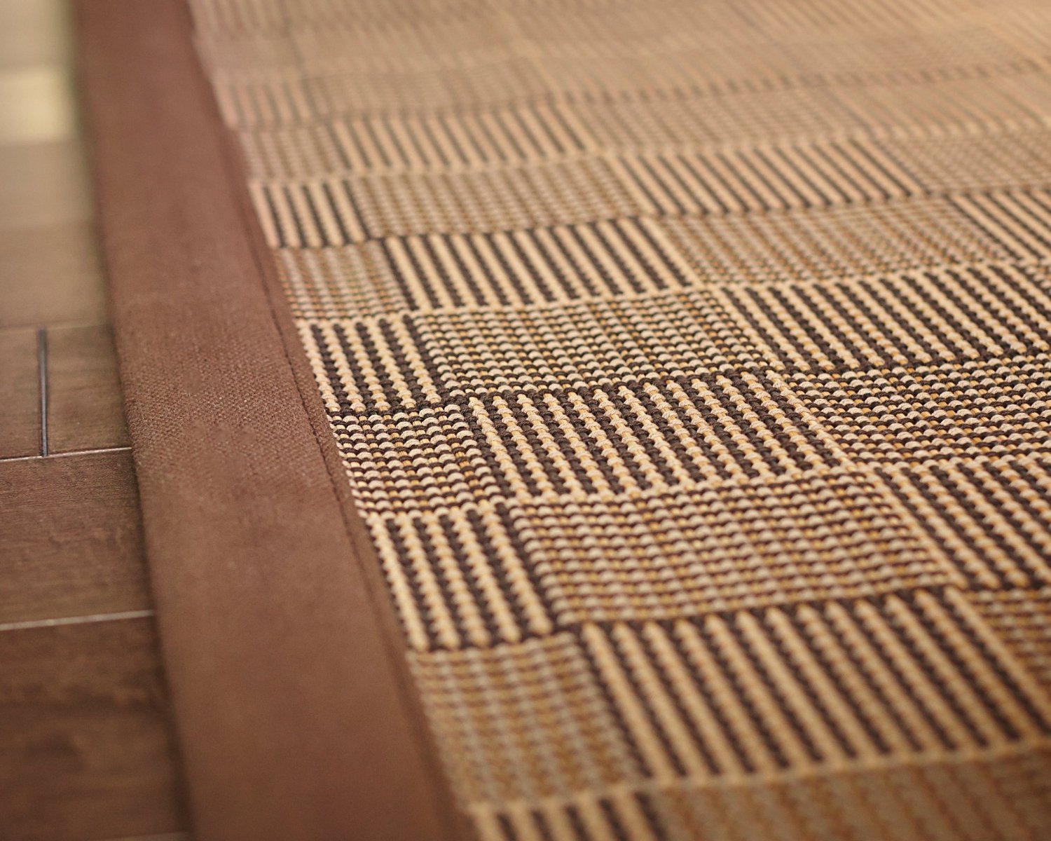 Anji Mountain Pizzelle Bamboo Rug