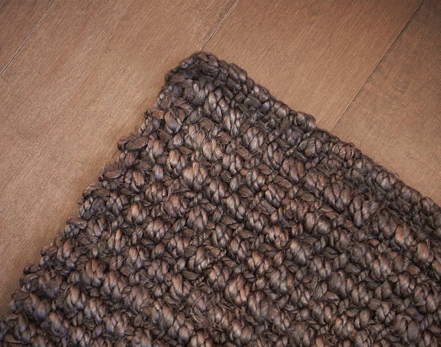 Anji Mountain Everest Chocolate Jute Rug