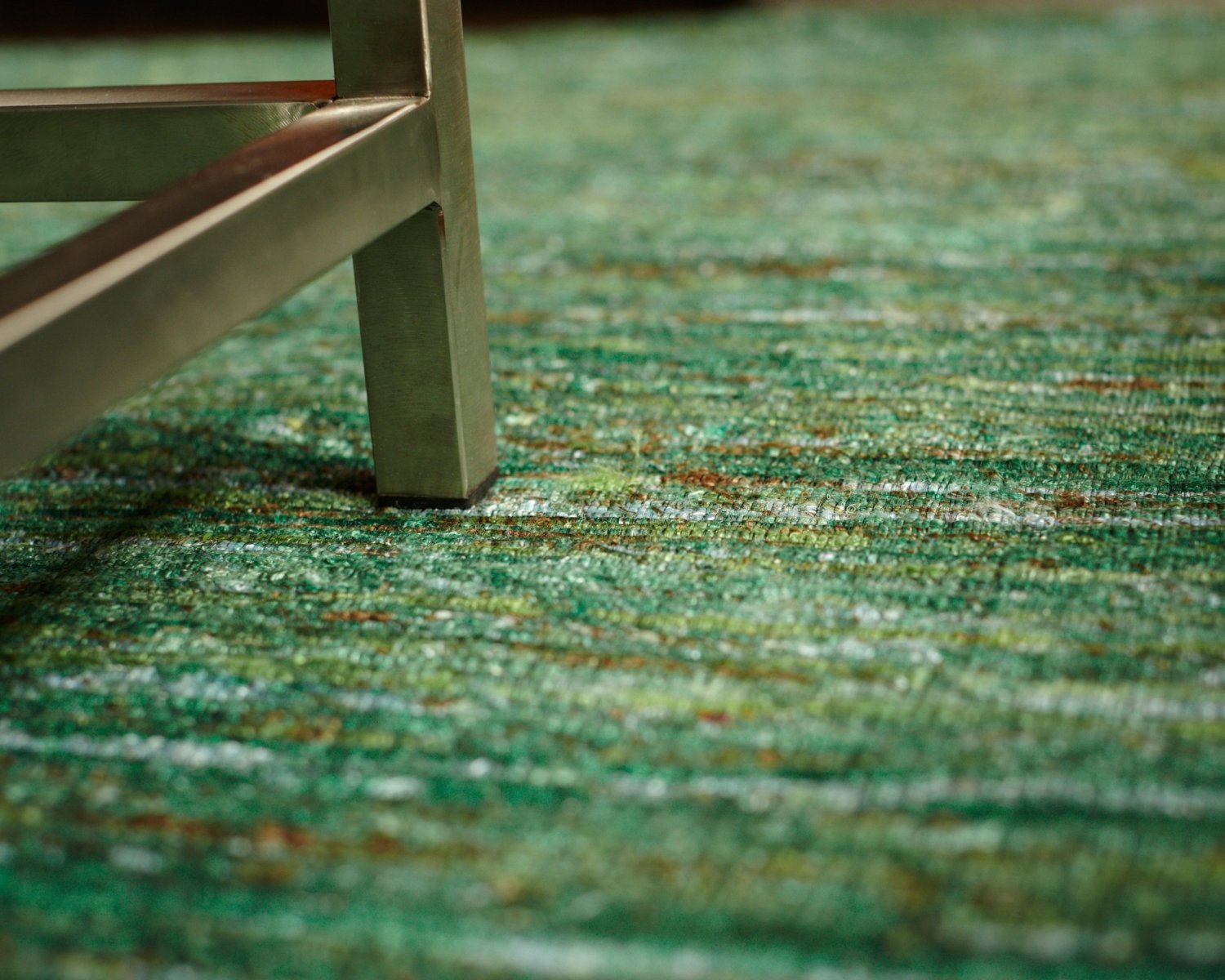 Anji Mountain Emerald Saree Rug